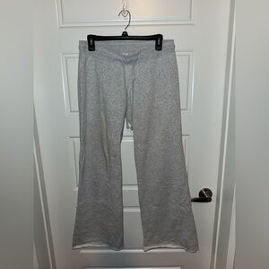John Galt Light Gray Ribbed Waist Sweatpants
